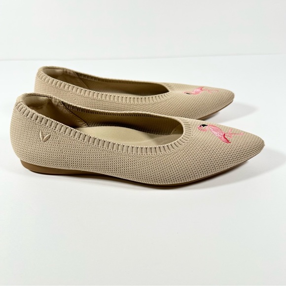 Vivaia Aria 5 Pointed-Toe Ballet Flats Flamingo - Picture 8 of 14